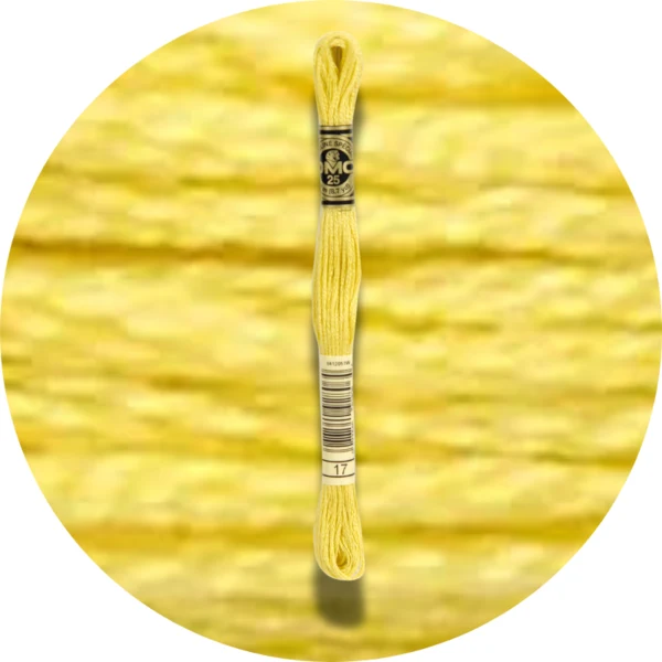 DMC Mouliné Spécial 25 Broderigarn, Ensfarvet, Røde/Gule/Orange nuancer